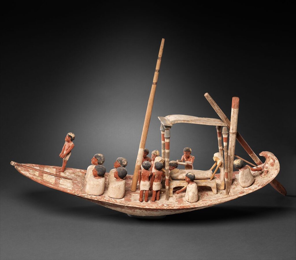 帆船の模型